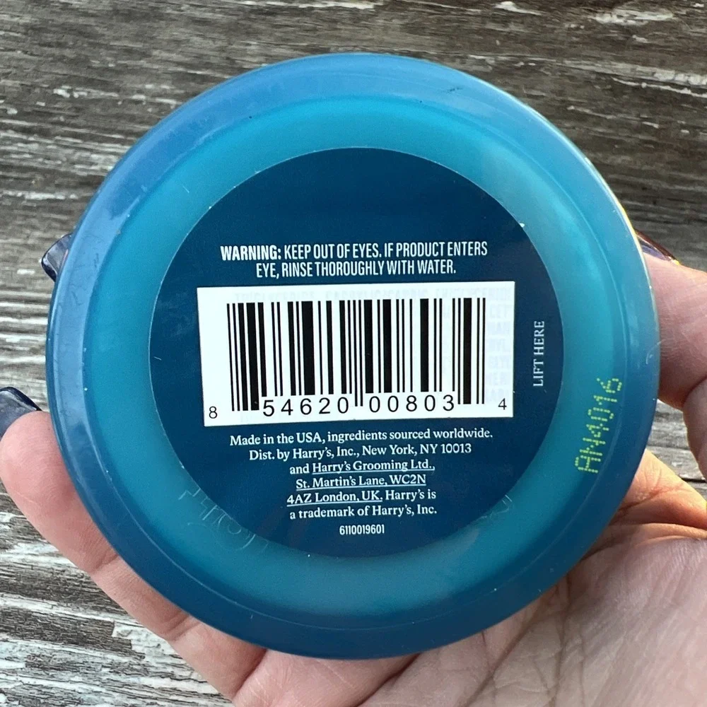 Harry's Texturizing Hair Putty 2.5oz Flexible Hold Matte Finish Not Greasy New‎